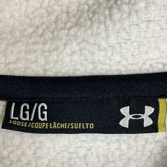 Under Armor Hoodie Mens Large Gray Storm Wounded Warrior Project Sherpa Lined - Picture 4 of 11